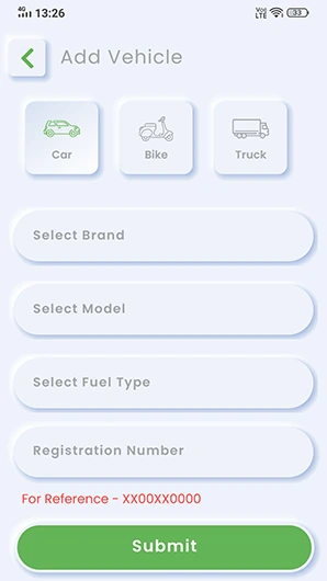 FuelUp is a Vehicle Manager App that manage vehicles. Vehicle & Fuel Assistance App gives you hassle free refueling event.